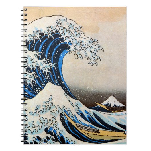 Great Wave, Hokusai, Ukiyo-e Notizblock (Vorderseite)