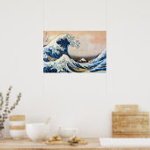 Great Wave, Hokusai, Ukiyo-e Poster (Küche)