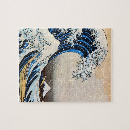 Great Wave, Hokusai, Ukiyo-e Puzzle (Horizontal)