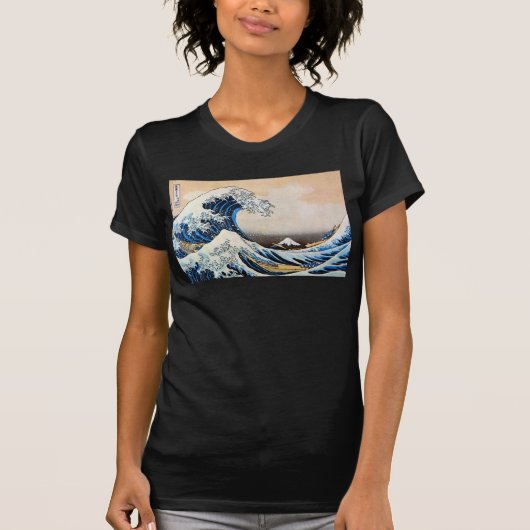 Great Wave, Hokusai, Ukiyo-e T-Shirt (Vorderseite)