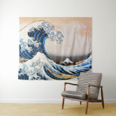 Great Wave, Hokusai, Ukiyo-e Wandteppich (Beispiel (Horizontal))