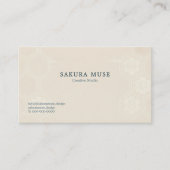 Great Wave Inspired Japanese Business Card  Visitenkarte (Vorderseite)
