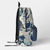 Great Wave Japanese Art Backpack Bedruckter Rucksack (Links)