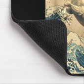 Great Wave Kanagawa Japanese New Year 2026 Year Of Mousepad (Ecke)