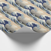 Great Wave Kanagawa japanisches Gemälde Geschenkpapier (Ecke)