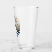 Great Wave Kanagawa japanisches Gemälde Glas (Links)