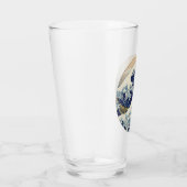 Great Wave Kanagawa japanisches Gemälde Glas (Rechts)