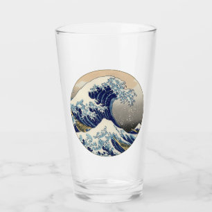Great Wave Kanagawa japanisches Gemälde Glas
