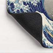 Great Wave Kanagawa japanisches Gemälde Mousepad (Ecke)