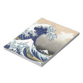 Great Wave Kanagawa japanisches Gemälde Notizblock (Rotiert)