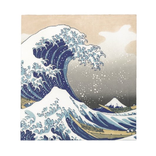 Great Wave Kanagawa japanisches Gemälde Notizblock (Vorderseite)