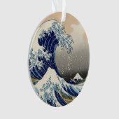 Great Wave Kanagawa japanisches Gemälde Ornament (Vorderseite)