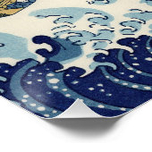 Great Wave Kanagawa japanisches Gemälde Poster (Ecke)