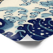 Great Wave Kanagawa japanisches Gemälde Poster (Ecke)