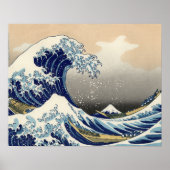 Great Wave Kanagawa japanisches Gemälde Poster (Vorne)