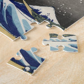 Great Wave Kanagawa japanisches Gemälde Puzzle (Seite)