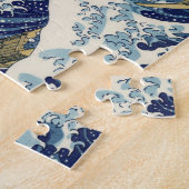 Great Wave Kanagawa japanisches Gemälde Puzzle (Seite)