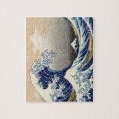 Great Wave Kanagawa japanisches Gemälde Puzzle (Vertikal)