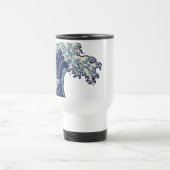 Great Wave Kanagawa japanisches Gemälde Reisebecher (Mittel)