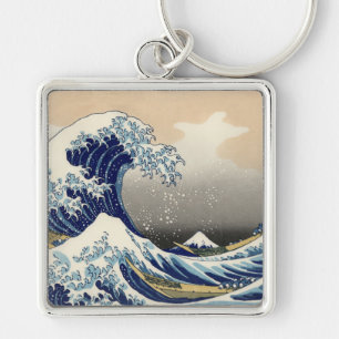 Great Wave Kanagawa japanisches Gemälde Schlüsselanhänger