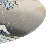 Great Wave Kanagawa japanisches Gemälde Schneidebrett (Ecke)