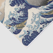 Great Wave Kanagawa japanisches Gemälde Seidenpapier (Ausschnitt)