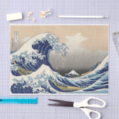 Great Wave Kanagawa japanisches Gemälde Seidenpapier (Handwerk)