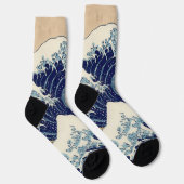 Great Wave Kanagawa japanisches Gemälde Socken (Rechts)