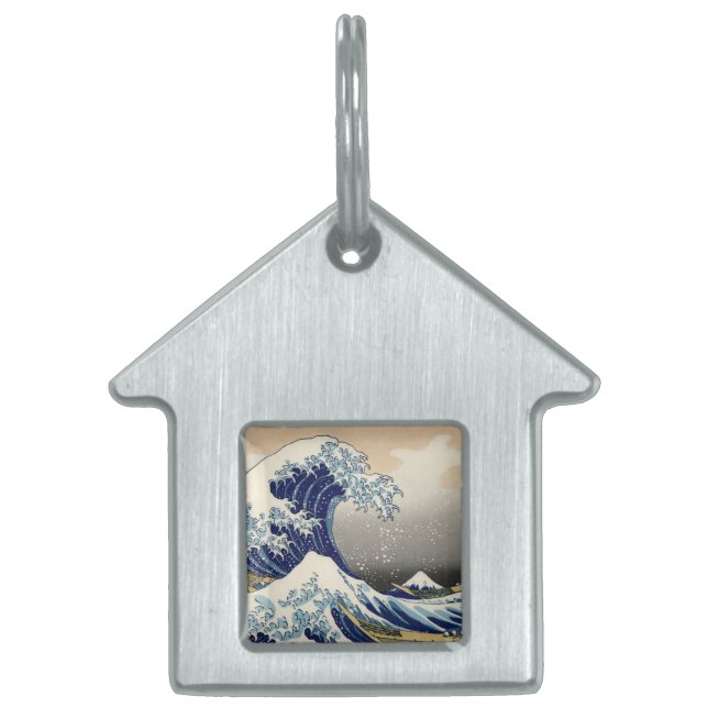 Great Wave Kanagawa japanisches Gemälde Tiermarke (Vorderseite)