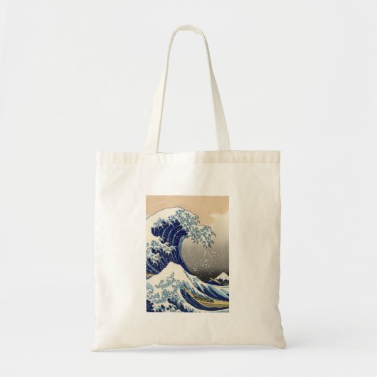 Great Wave Kanagawa japanisches Gemälde Tragetasche (Vorne)