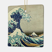 Great Wave Off Kanagawa, berühmtes Gemälde, Keramikornament (Links)