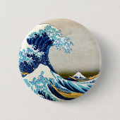 Great Wave Off Kanagawa Button (Vorderseite)