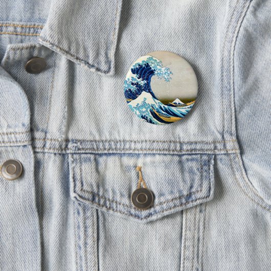 Great Wave Off Kanagawa Button (Beispiel)