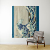 Great Wave off Kanagawa by Hokusai GalleryHD Wandteppich (Beispiel)