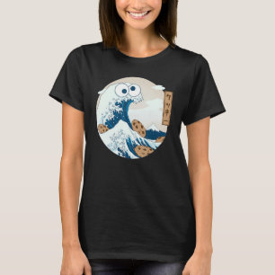 Great Wave Off Kanagawa Cookiegawa Japanisch Aesth T-Shirt