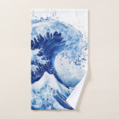 Great Wave Off Kanagawa Duschvorhang Badhandtuch Set (Handtuch)