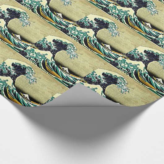 Great Wave Off Kanagawa Geschenkpapier (Ecke)