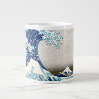 Great Wave Off Kanagawa Hokusai Fine Art Jumbo-Tasse