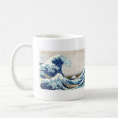 Great Wave Off Kanagawa Hokusai Fine Art Kaffeetasse (Links)