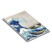 Great Wave Off Kanagawa Hokusai Fine Art Notizblock (Rechte Seite)