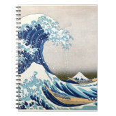 Great Wave Off Kanagawa Hokusai Fine Art Notizblock (Vorderseite)
