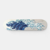 Great Wave Off Kanagawa Hokusai Fine Art Skateboard (Horizontal)