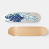 Great Wave Off Kanagawa Hokusai Fine Art Skateboard (Horizontal)