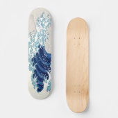 Great Wave Off Kanagawa Hokusai Fine Art Skateboard (Vorderseite)