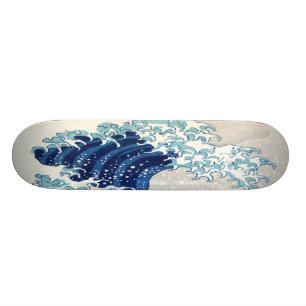 Great Wave Off Kanagawa Hokusai Fine Art Skateboard