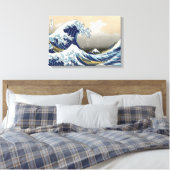Great Wave Off Kanagawa | Hokusai | Leinwanddruck (Insitu (Schlafzimmer))