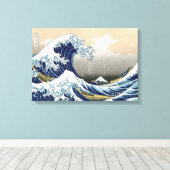 Great Wave Off Kanagawa | Hokusai | Leinwanddruck (Insitu (Holzboden))