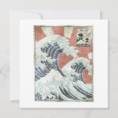 Great Wave Off Kanagawa Japanese Aesthetic Art Einladung (Vorderseite)