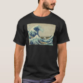 Great Wave Off Kanagawa Japanese Aesthetic Ukiyo e T-Shirt (Vorderseite)