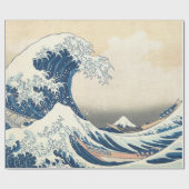 Great Wave off Kanagawa Japanisch Ukiyo-e Decoupag Geschenkpapier (Flach)